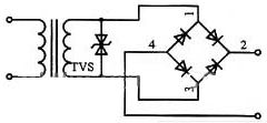 雙向TVS瞬變二極管在交流電路中的應(yīng)用電路