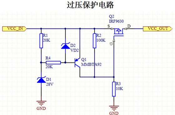 過壓保護(hù)電路圖