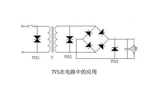 TVS瞬態(tài)電壓抑制二極管在電路應(yīng)用